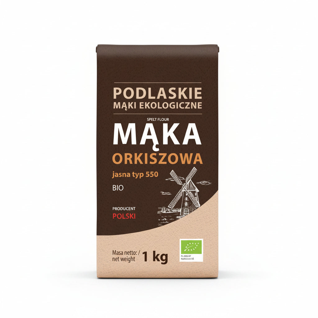 Mąka orkiszowa jasna BIO 1 kg