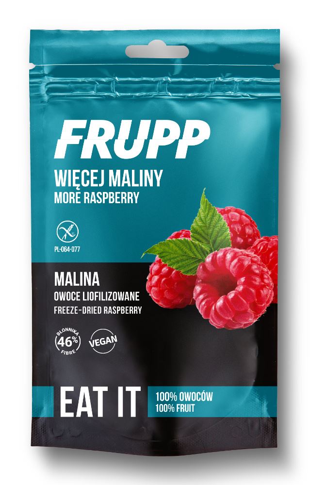 FRUPP Maliny liofilizowane bezglutenowe 15g