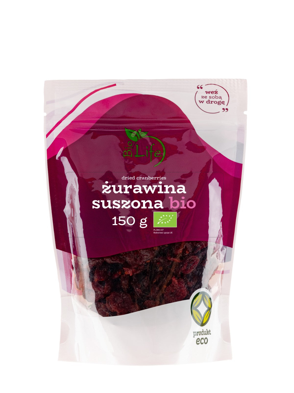 Żurawina słodzona BIO 150g