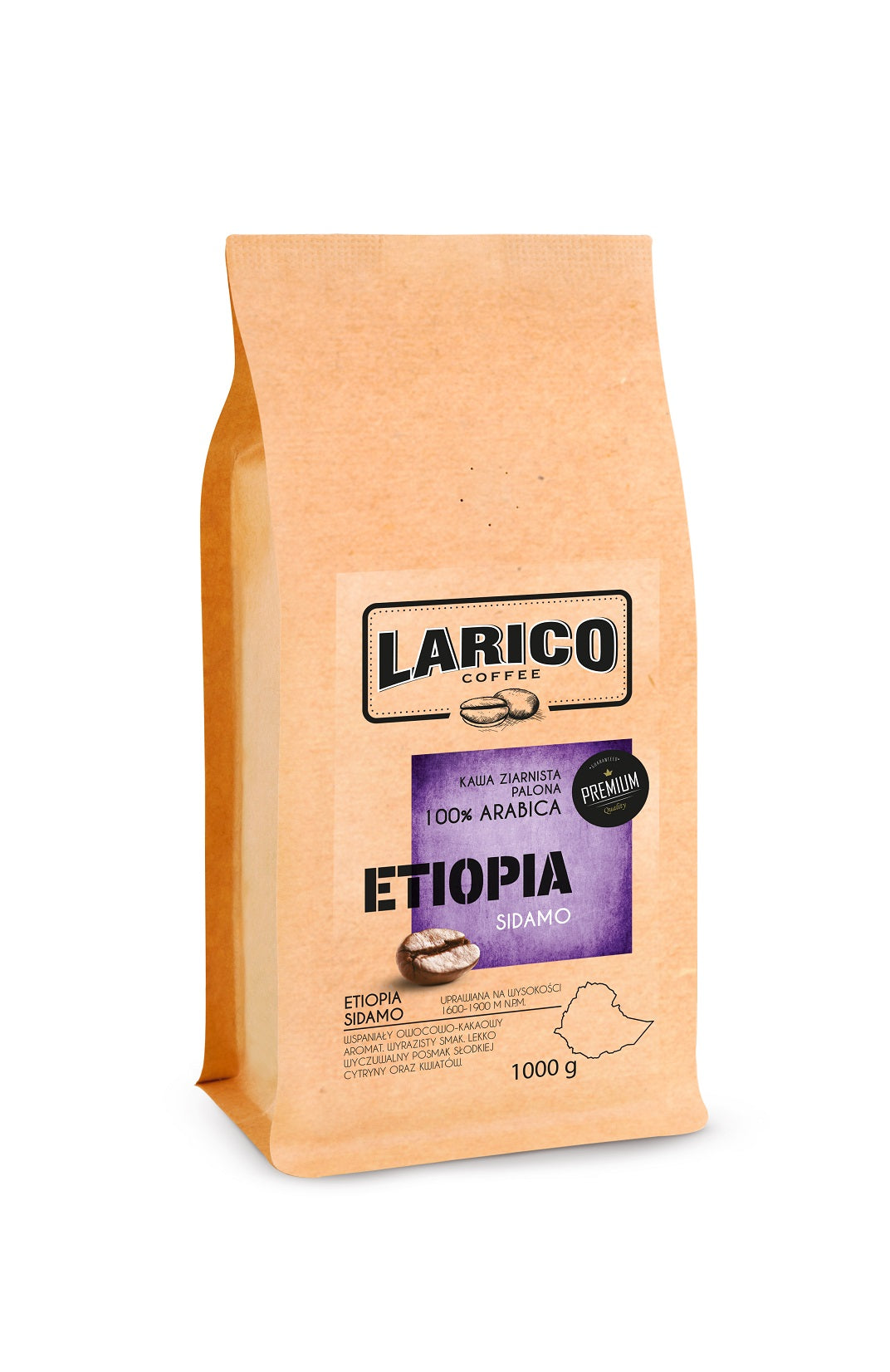 Kawa Ziarnista ETIOPIA SIDAMO 1kg