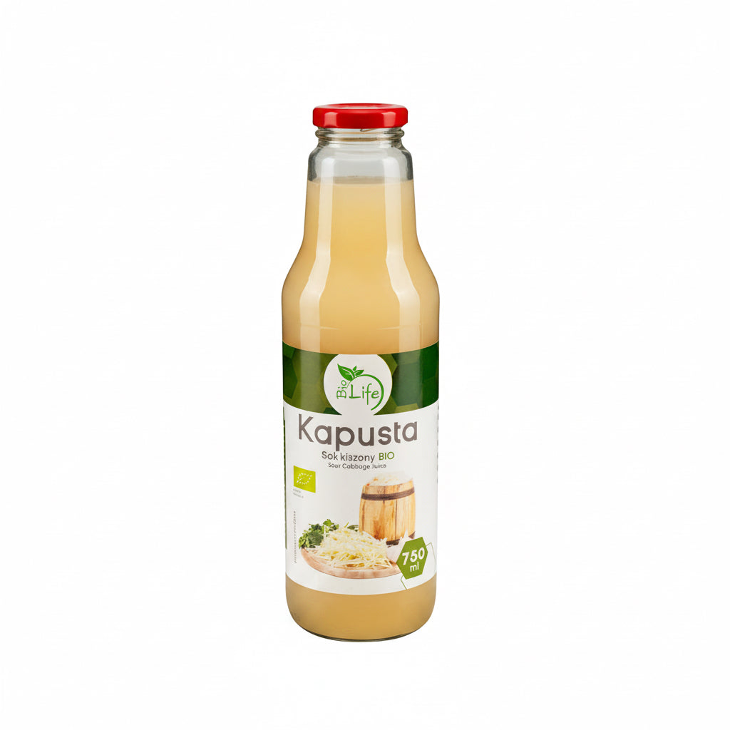 Kapusta sok kiszony BIO 750ml