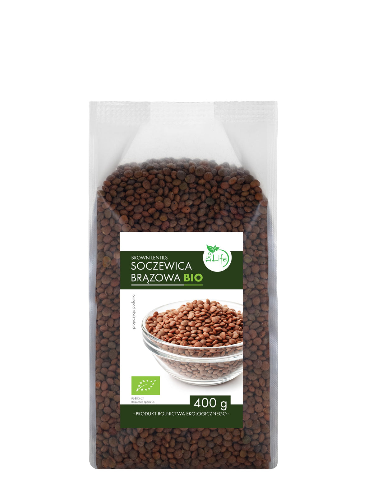 Soczewica brązowa BIO 400g
