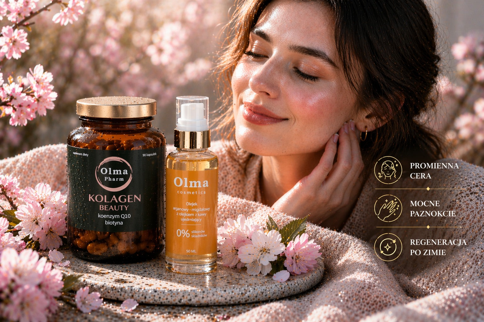 Olma Pharm Kolagen Beauty z Koenzymem Q10 i Biotyną 90 kapsułek