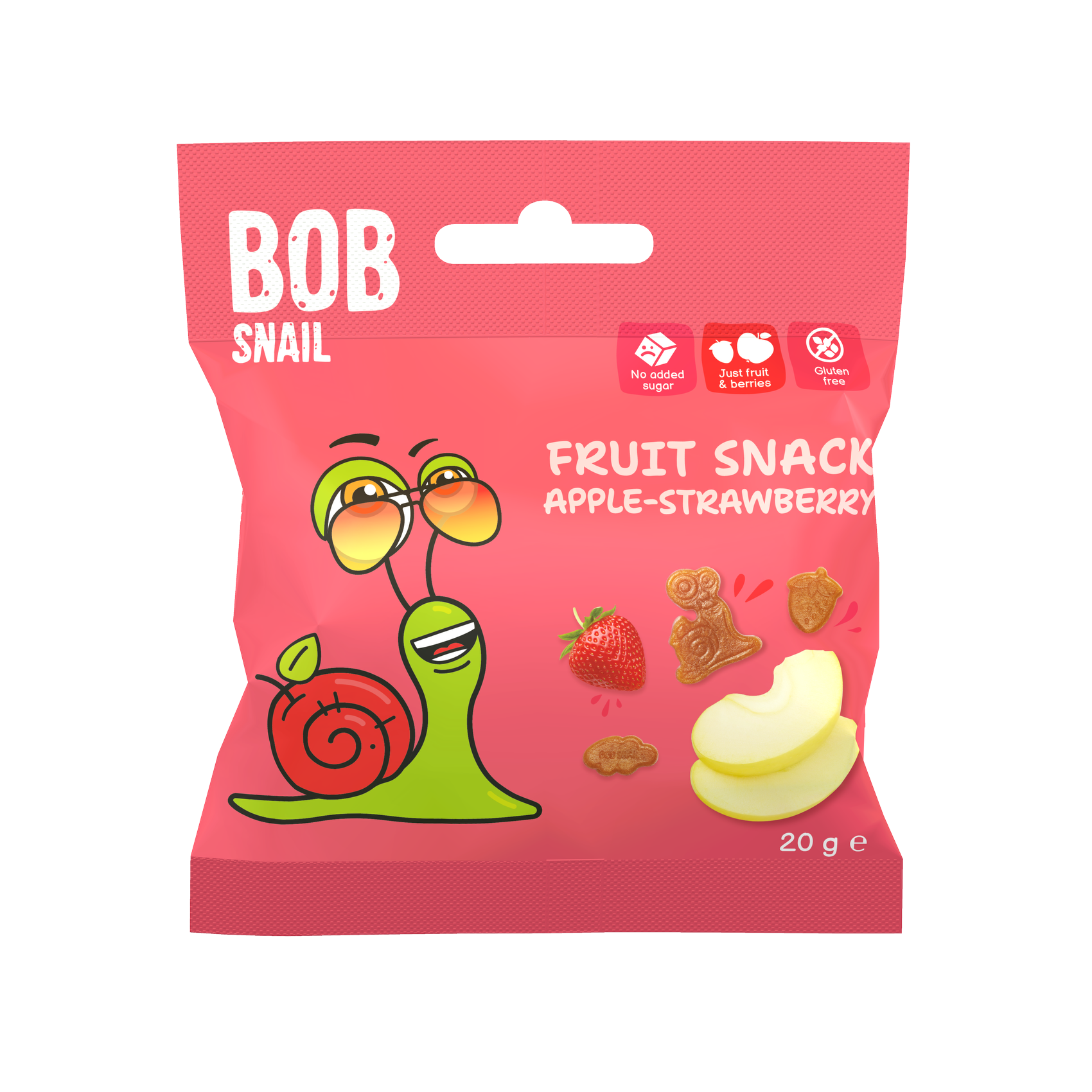 FRUIT SNACK "Jabłko Truskawka" ВОB SNAIL 20 G