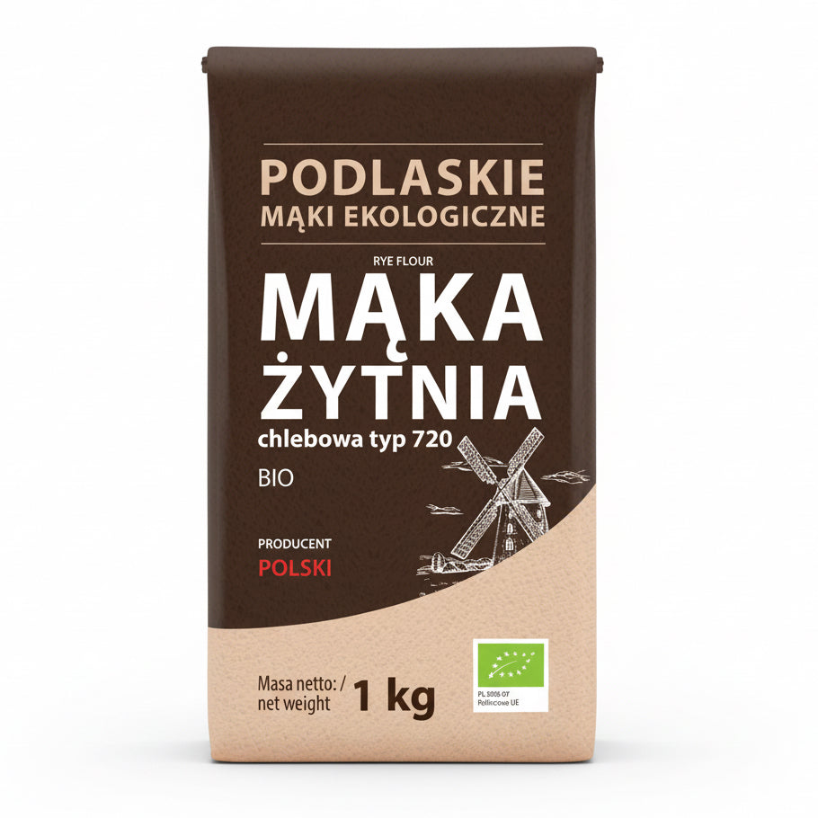 Mąka Żytnia chlebowa BIO 1 kg