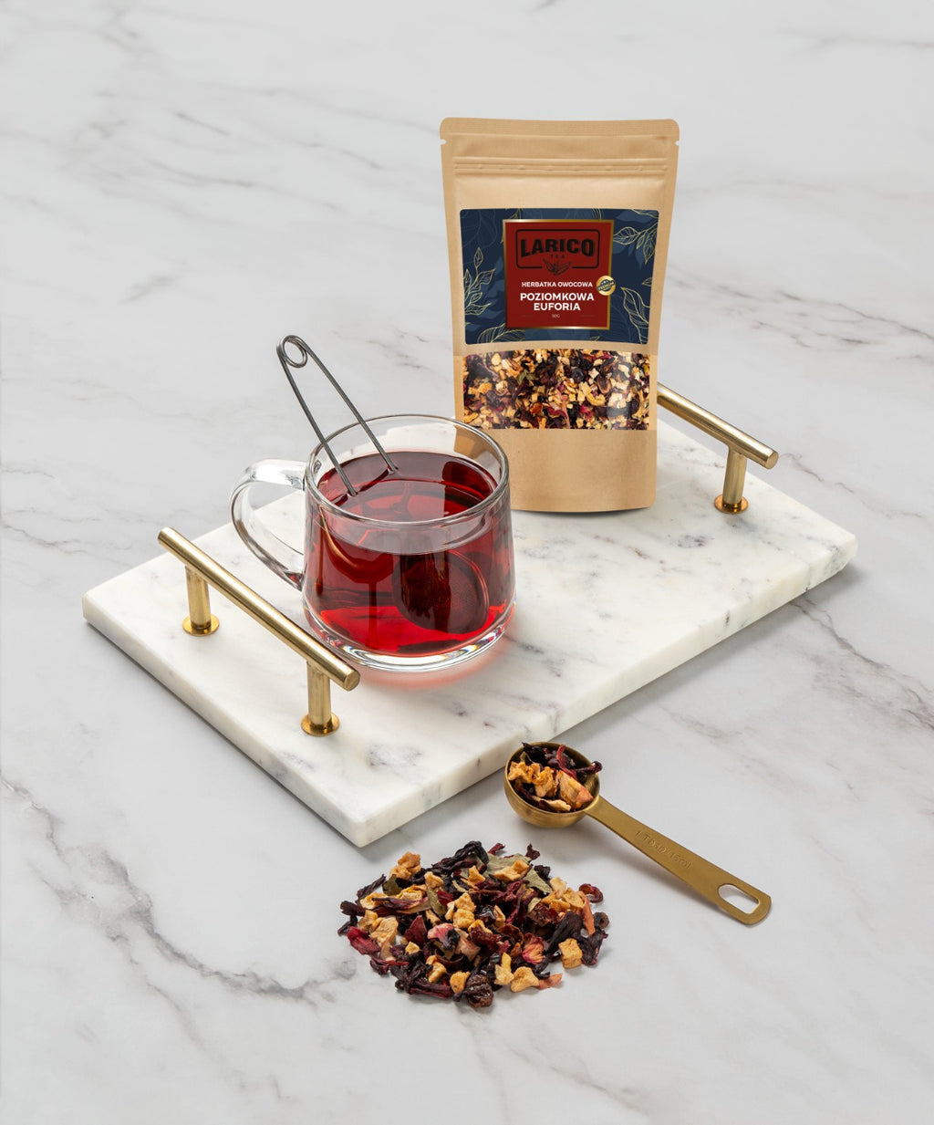 Larico Tea Herbatka Owocowa Poziomkowa Euforia 50g