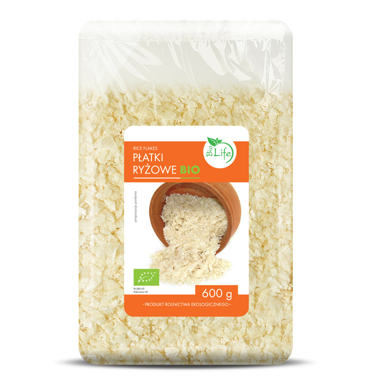 Płatki ryżowe BIO 600g