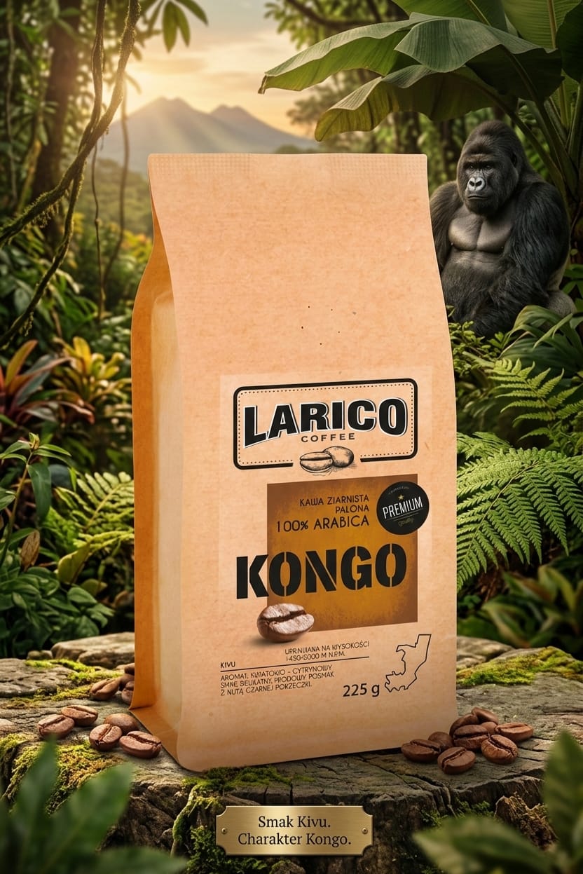 Kawa Ziarnista KONGO 225g