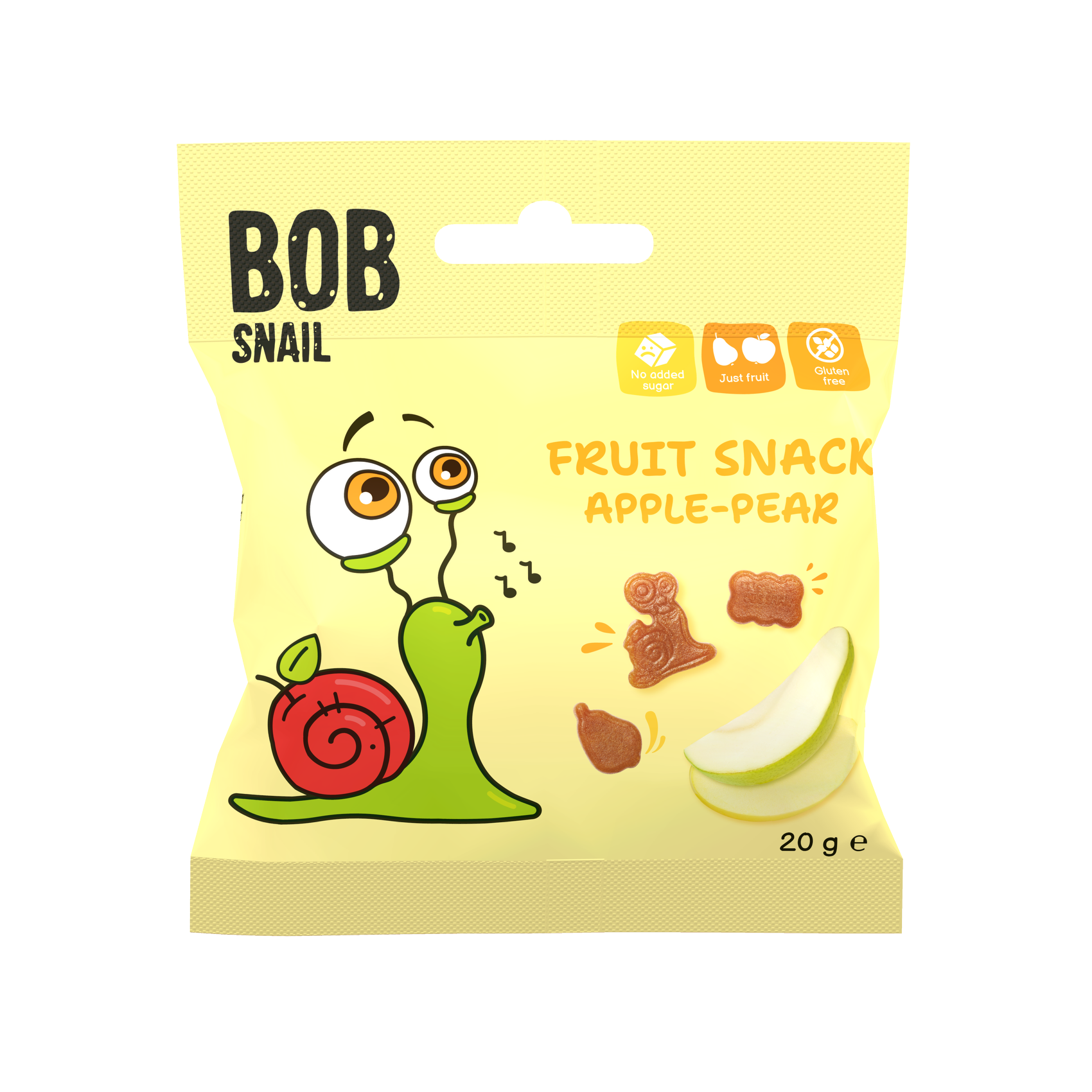 FRUIT SNACK "Jabłko Gruszka" ВОB SNAIL 20 G