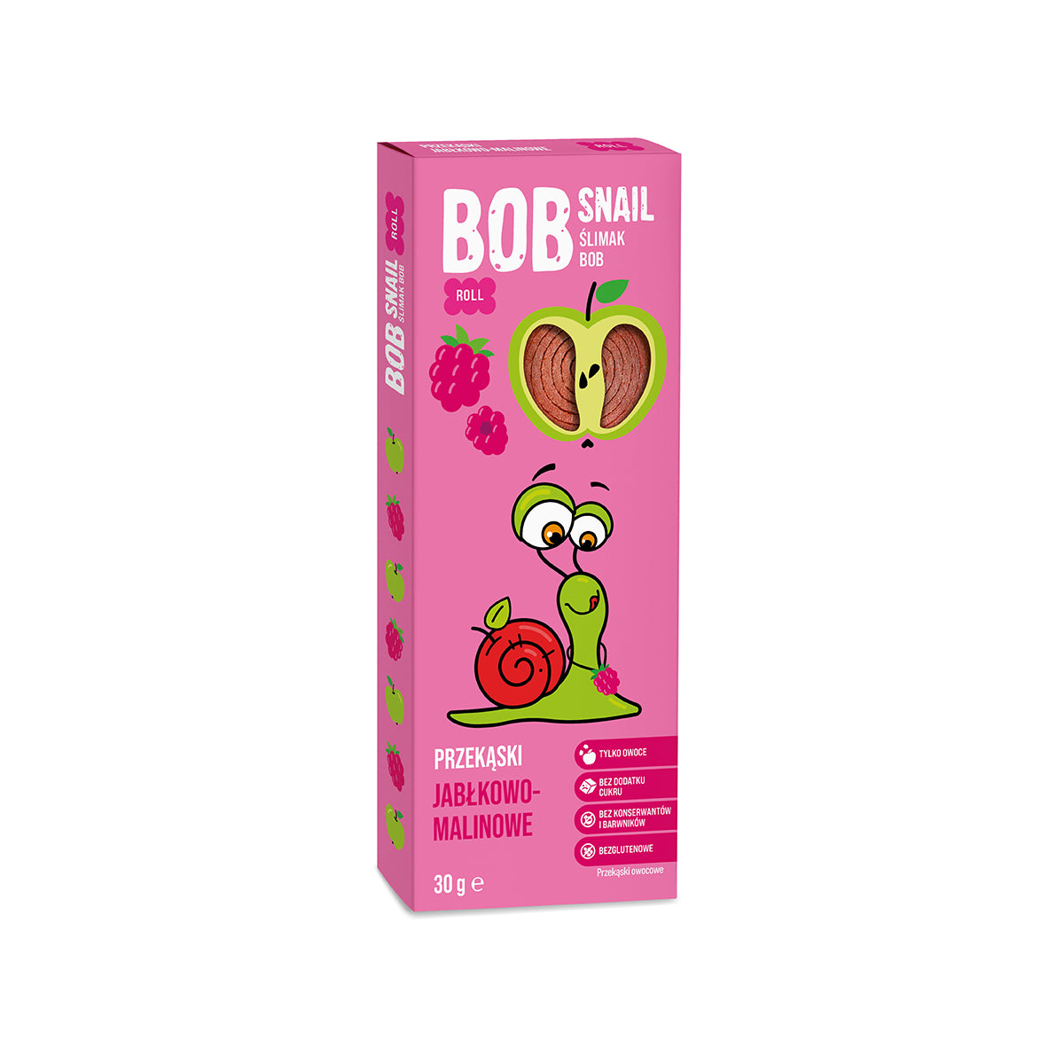 BOB SNAIL Rolls Jabłko Malina 30 g