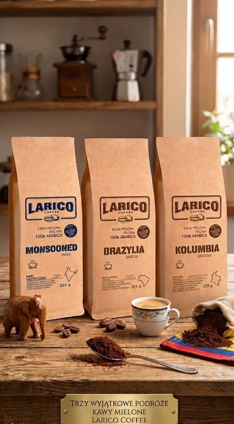 Larico Kawa Mielona Kolumbia Excelso 225g